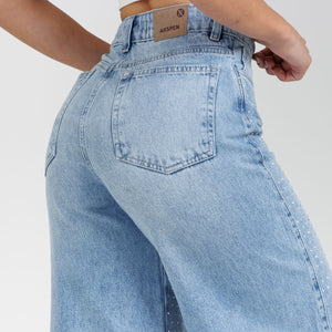 Jean Axspen Wide Leg Brillos Ax-2904
