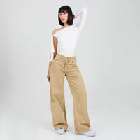 Jean Wide Leg Camel Ax-3096 Rigido