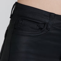 Wide Leg Efecto Piel Ax-2975 Negro