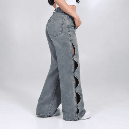 Jean Wide Leg  Ax-2919 Rigido