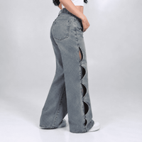 Jean Wide Leg  Ax-2919 Rigido