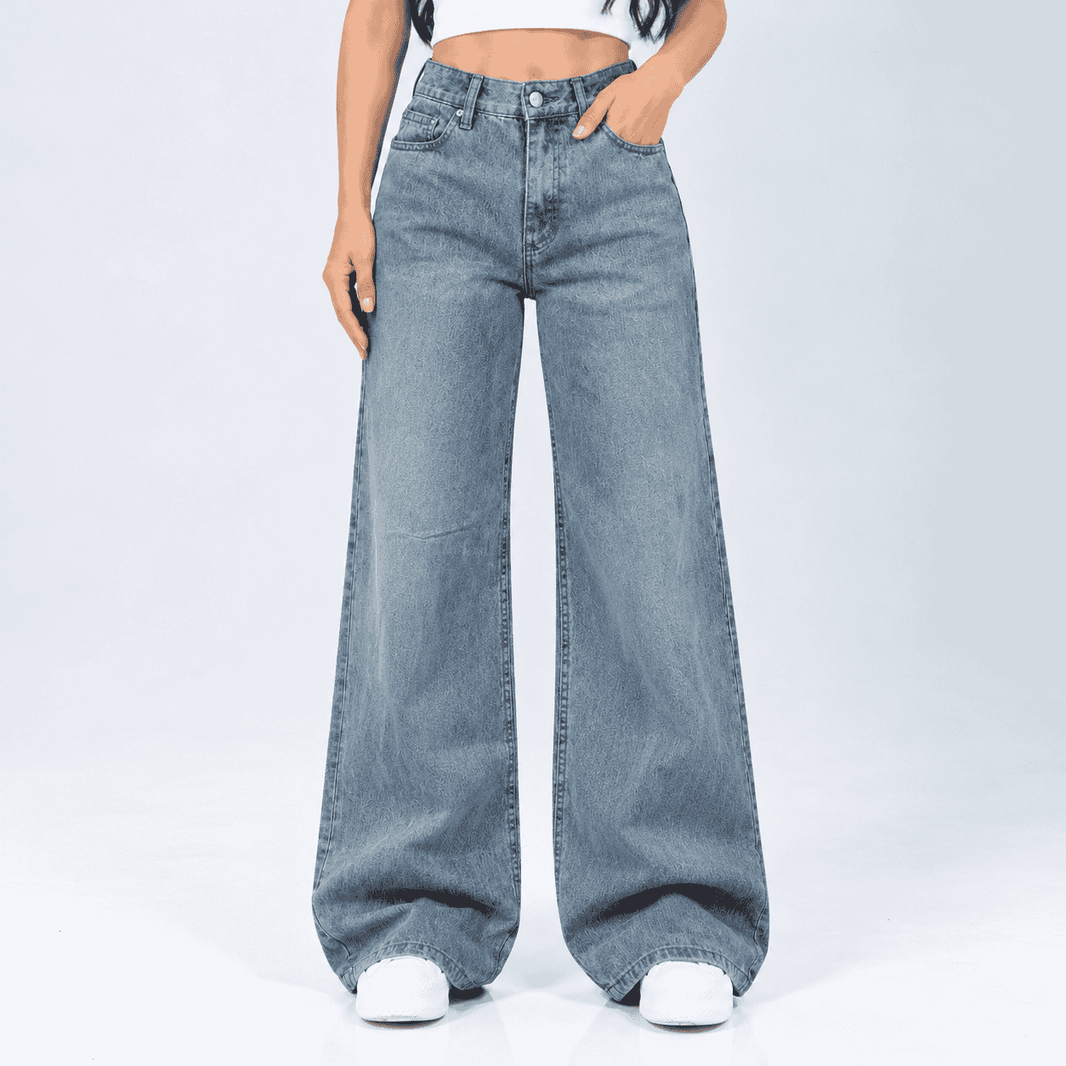 Jean Wide Leg Rigido Ax-3182