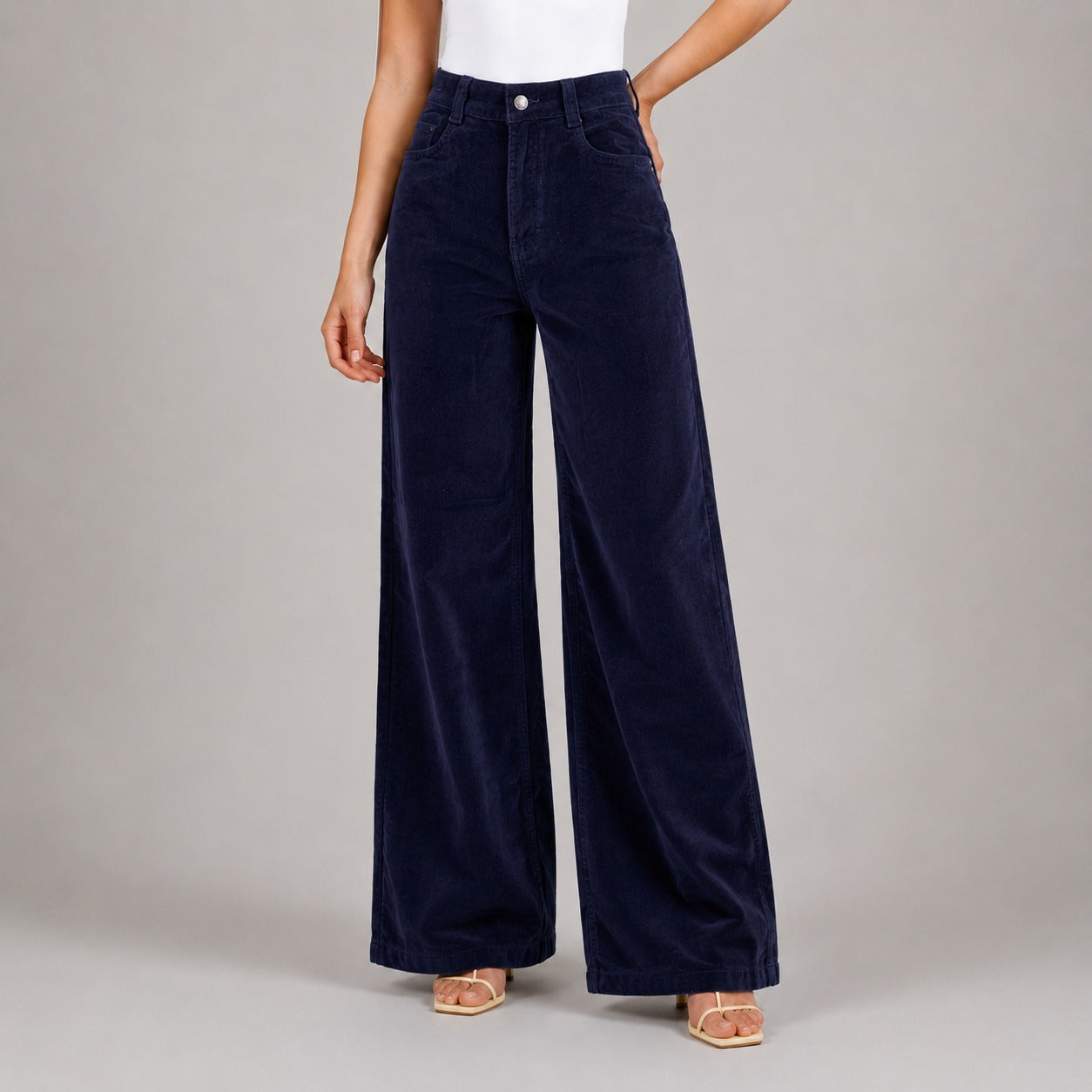 Pantalón Pana wide leg ax-3165