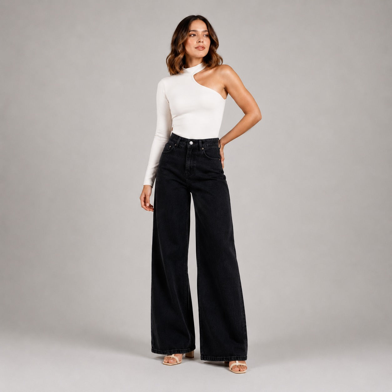 Pantalón Pana wide leg ax-3165