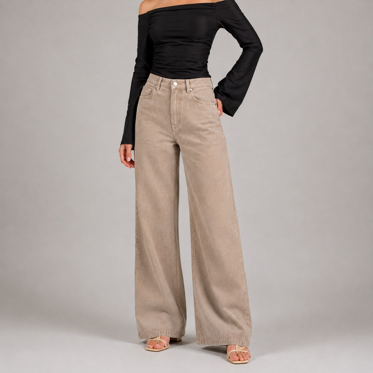 Pantalón Pana wide leg ax-3165