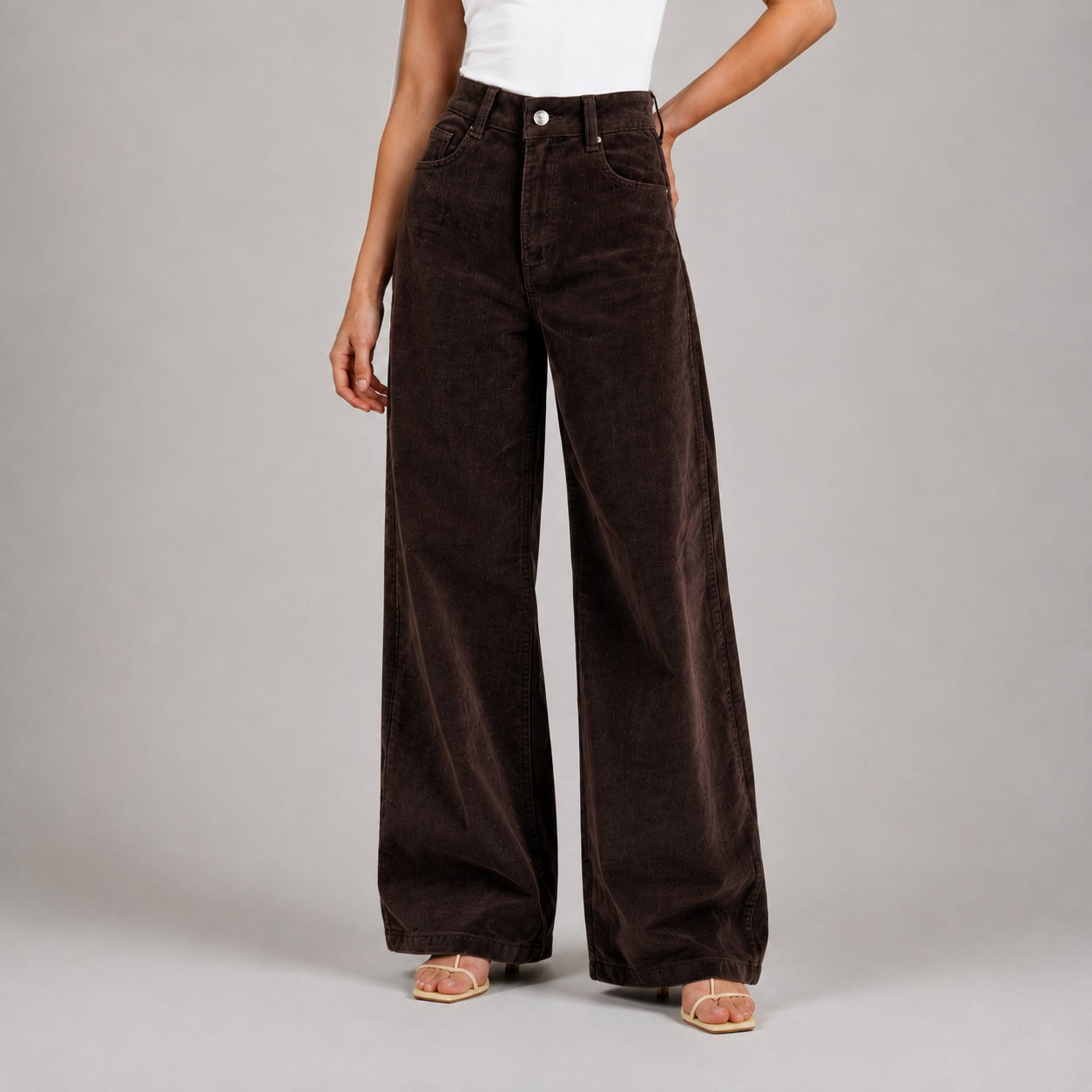 Pantalón Pana wide leg ax-3165