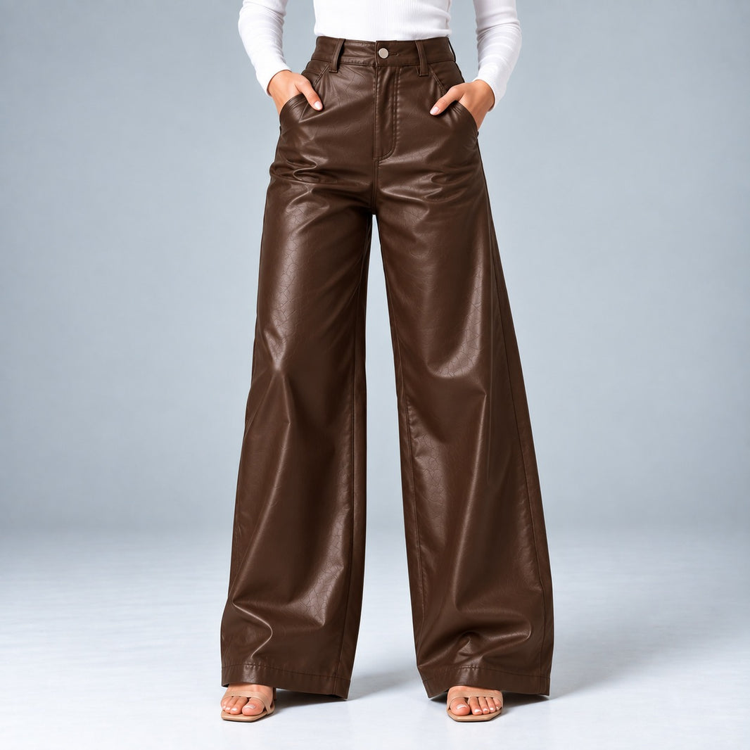 Pantalón Efecto Piel Ox-3126