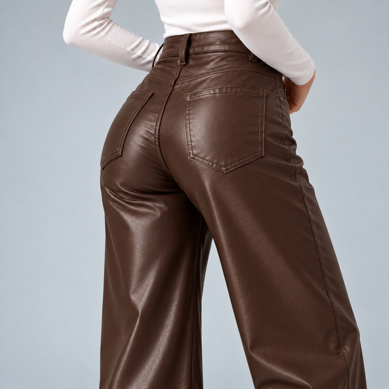 Pantalón Efecto Piel Ox-3130
