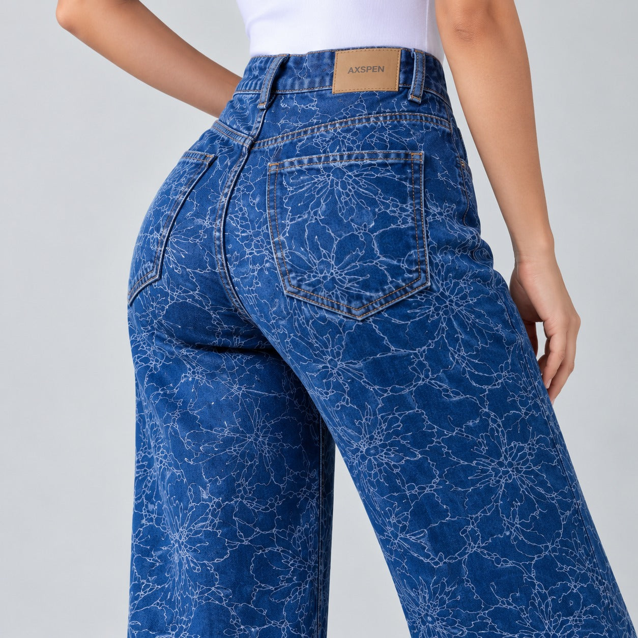 Jean Wide Leg Rigido Ax-3146 Premium