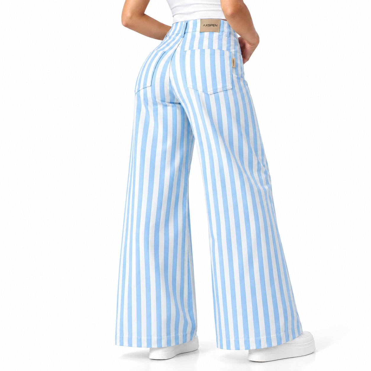 Pantalón Wide Leg Azul Ax-3213 Premium