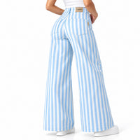 Pantalón Wide Leg Azul Ax-3213 Premium