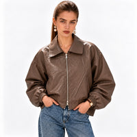 Cazadora eFecto piel CH1618