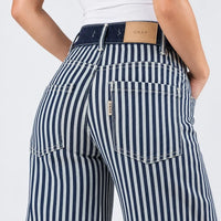 Jean Wide Leg Licrado Ox-3227 Azul Premium