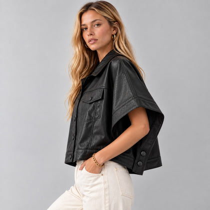 Poncho Efecto Piel Ch120
