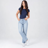 Jean Mom fit Ax-2992 licrado