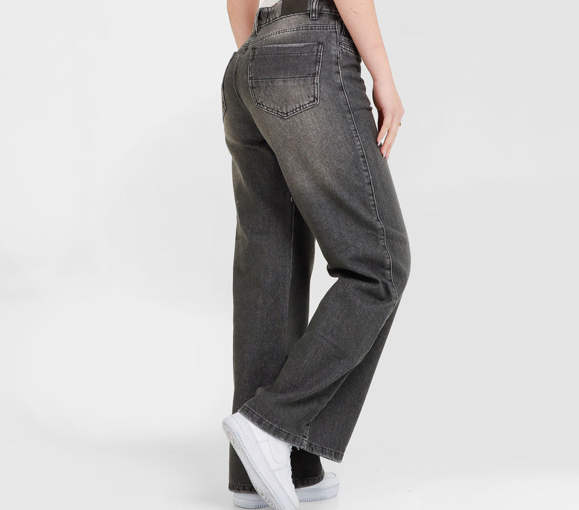 Jean Wide Leg Ax-2704 Gris