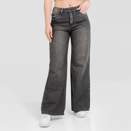Jean Wide Leg Ax-2704 Gris