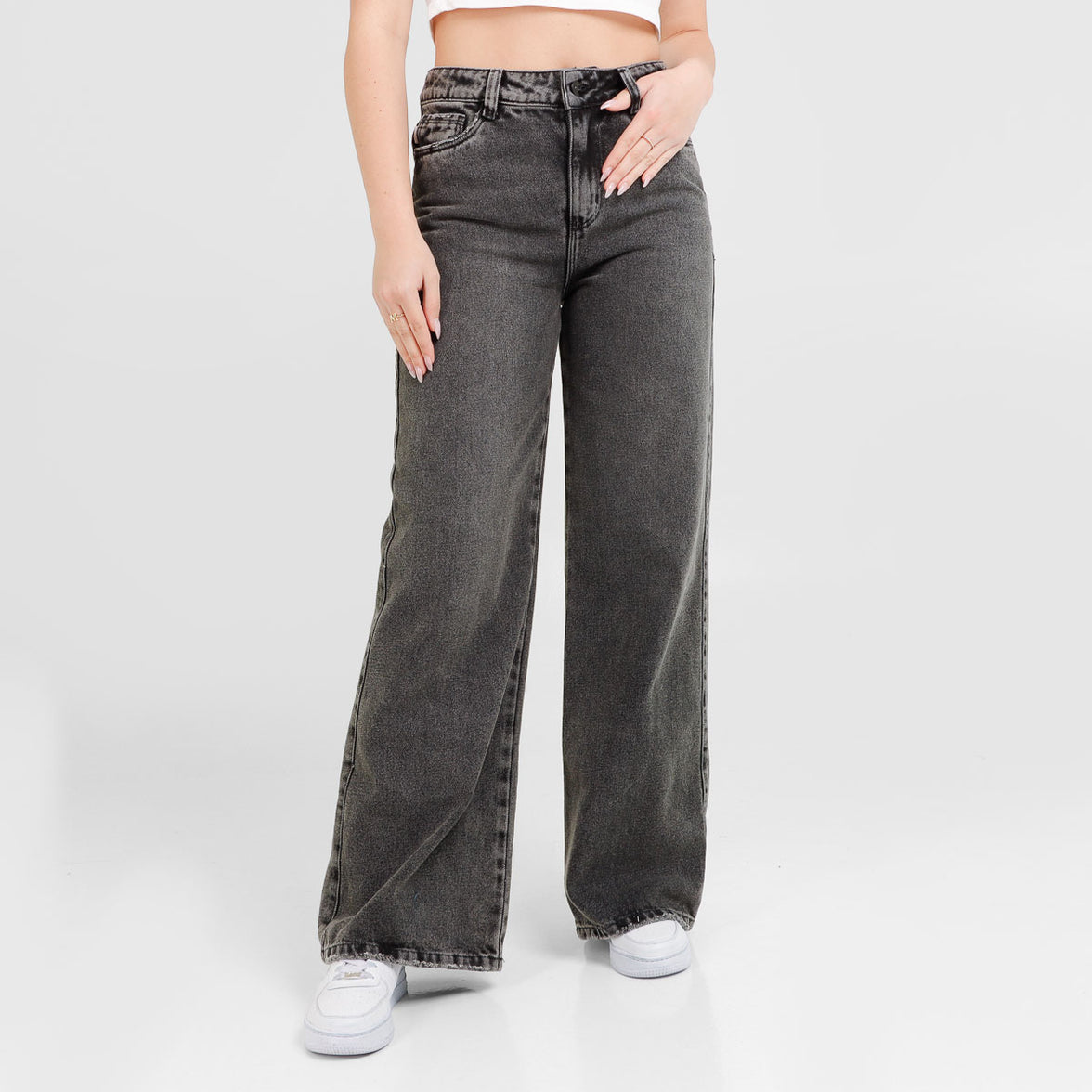 Jean Axspen Wide Leg Ax-2729 Gris