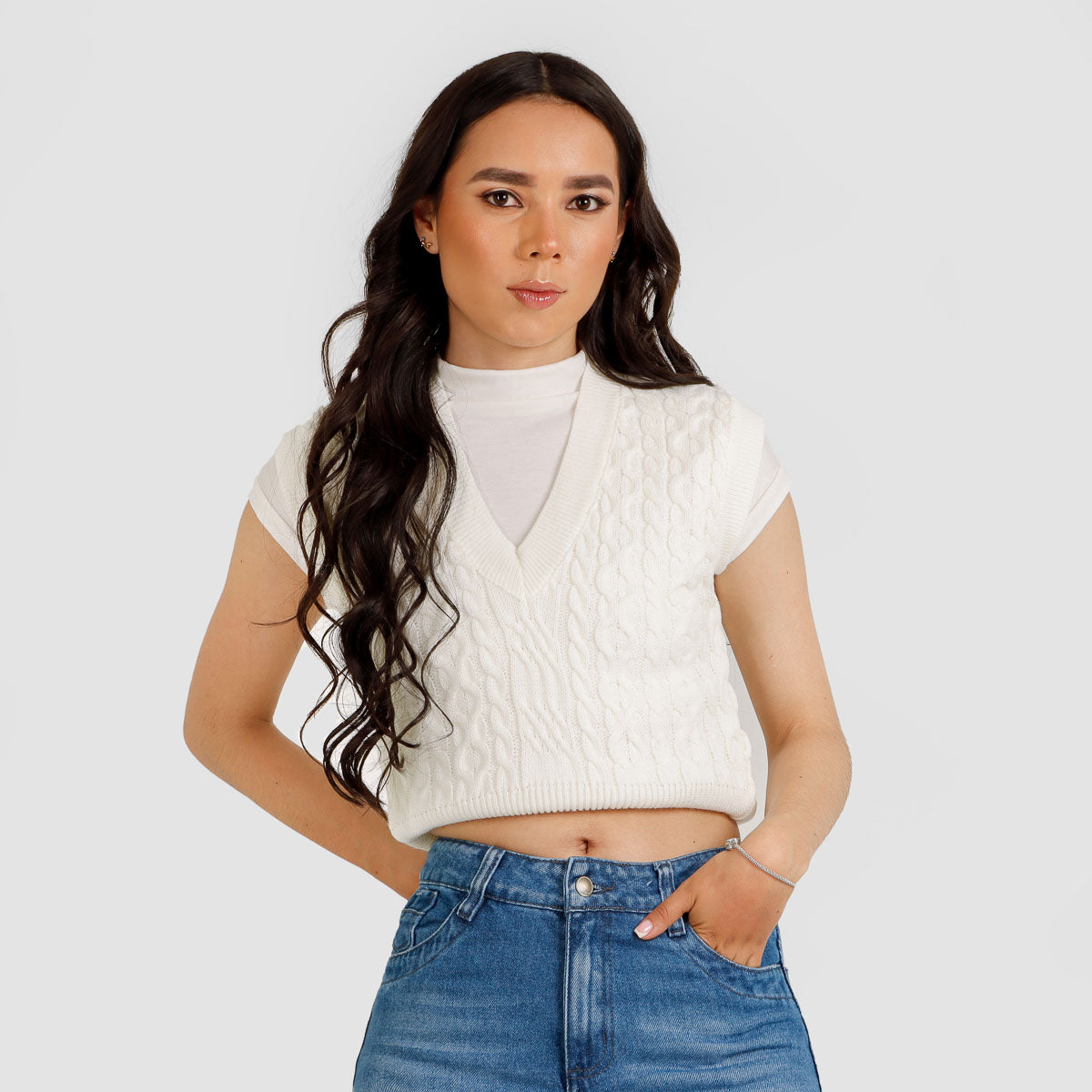 Chaleco tejido Dama CHL-15