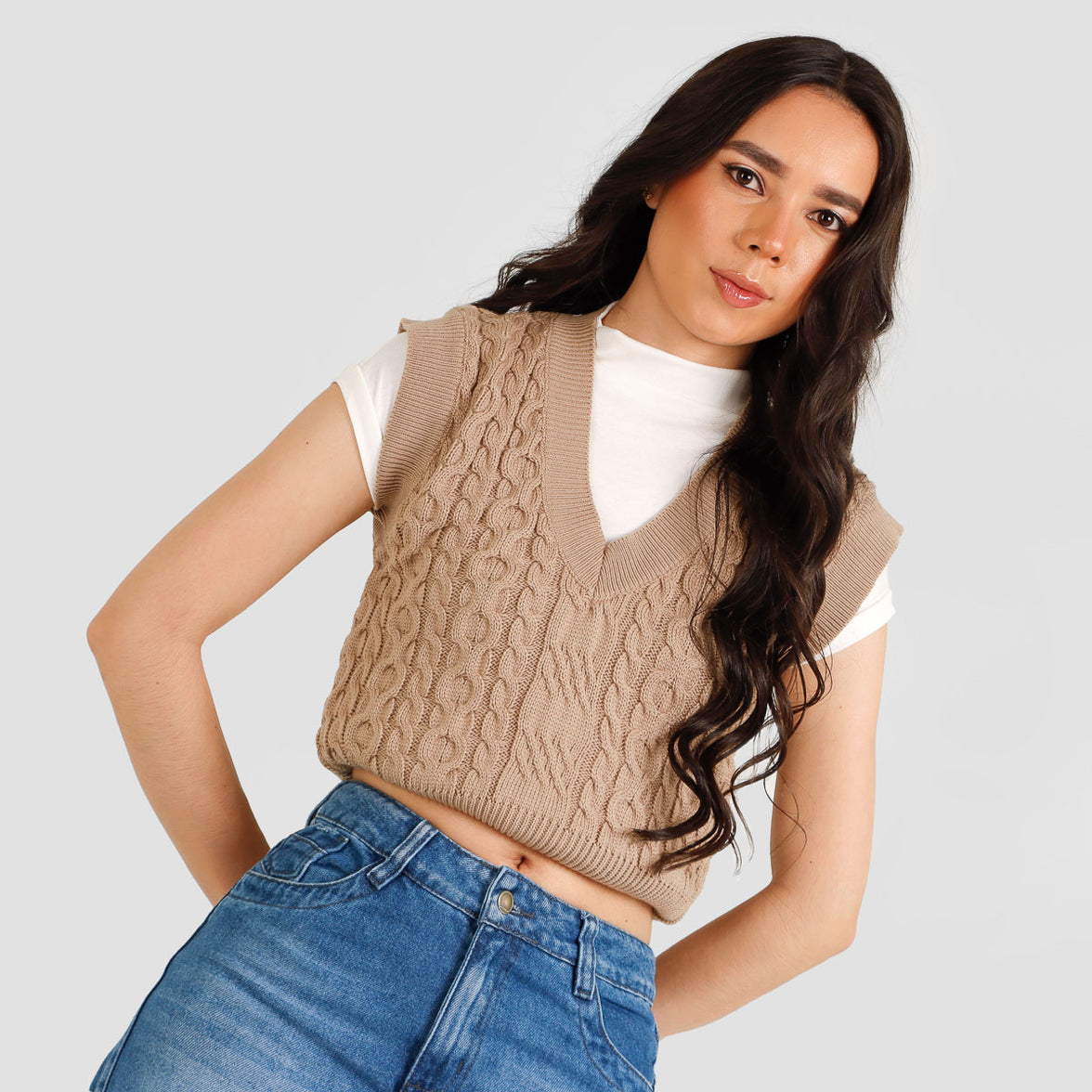 Chaleco tejido Dama CHL-15