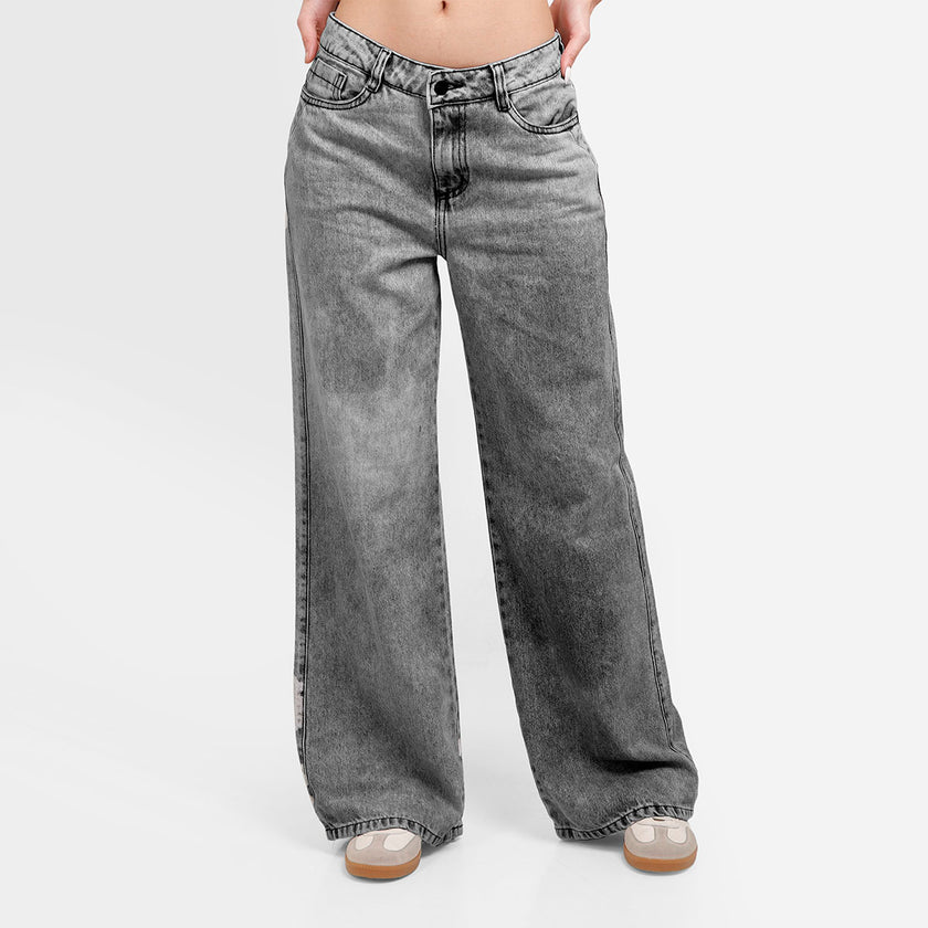 Jean Axspen Wide Leg Ax-2718 Gris