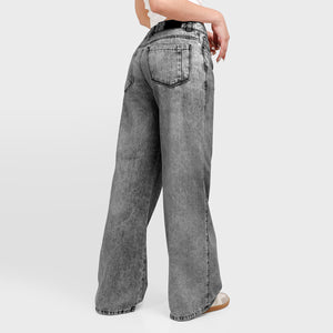 Jean Axspen Wide Leg Ax-2718 Gris