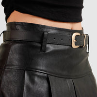 Falda corta Efecto Piel FD905