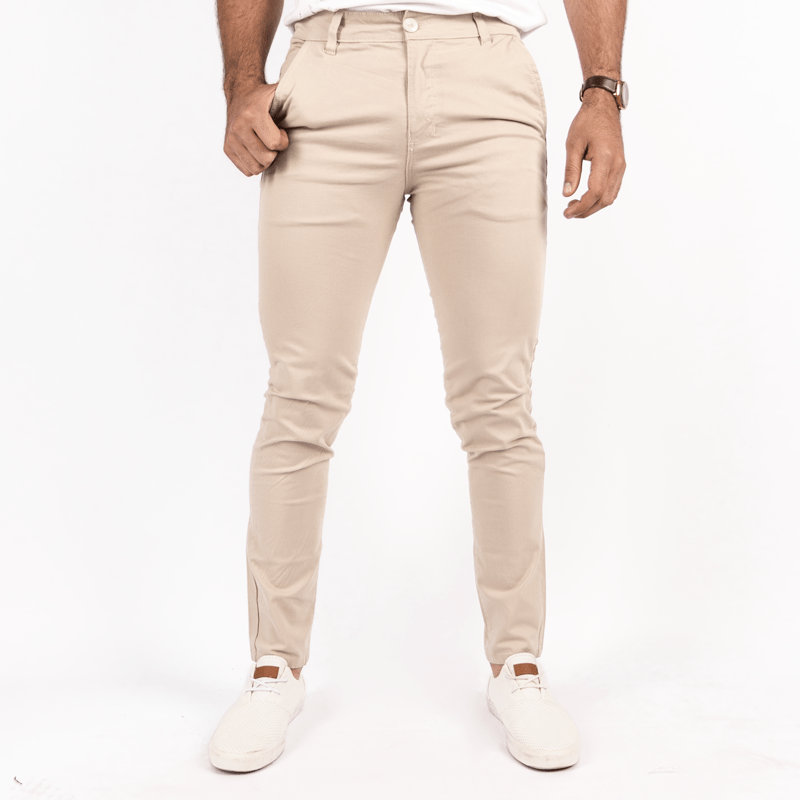 PANTALON DRILL BEIGE - Buy in CHIETY