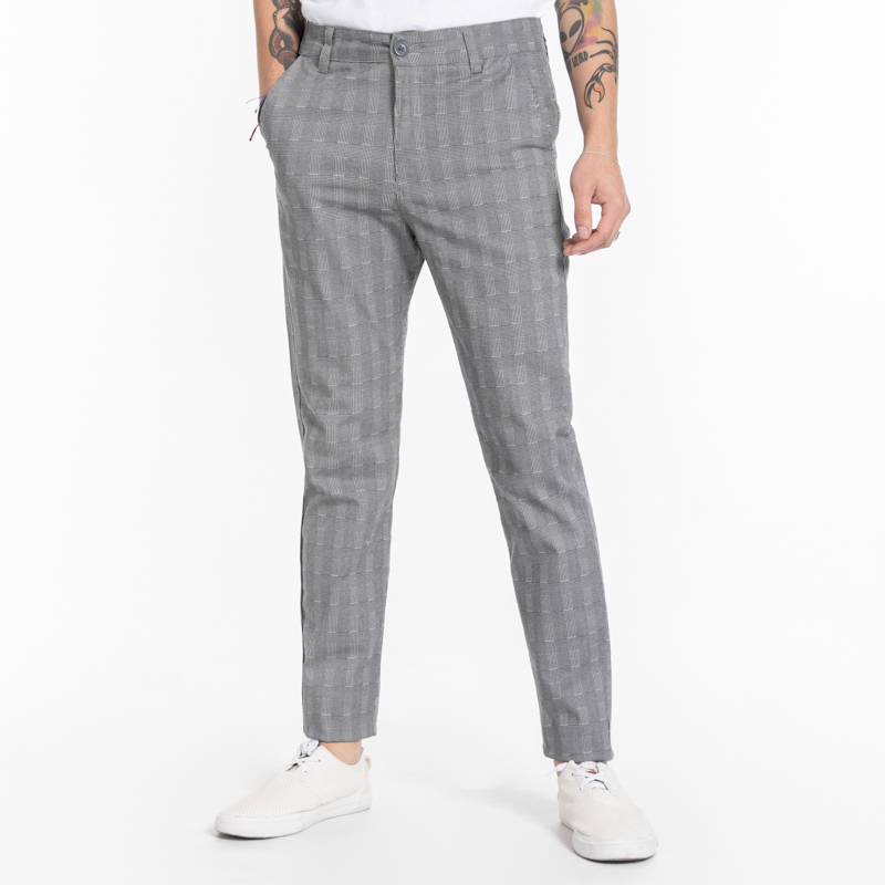 Pantalones grises de hombre online