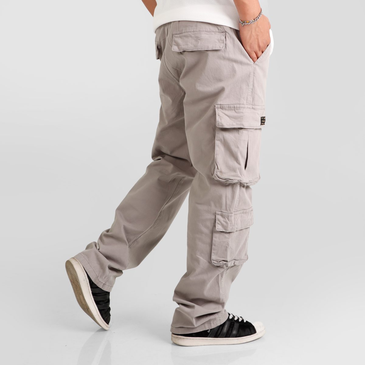 Pantalón Cargo CF 8510 Gris Claro - Image 3